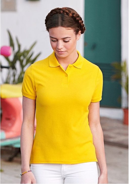 Premium Polo Fruit of the loom dame
