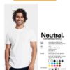 Mens fitted T-shirt Neutral